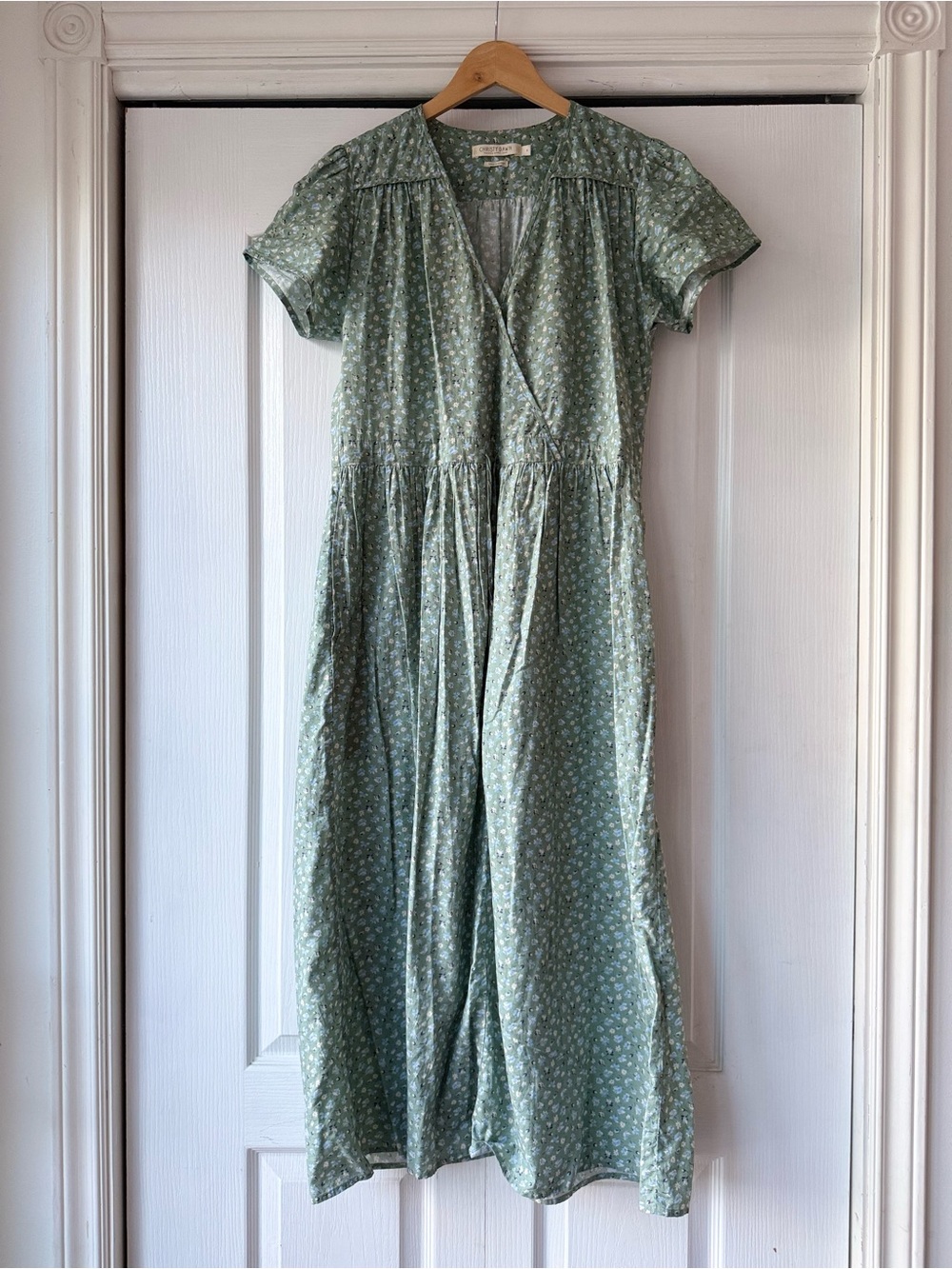 Christy Dawn Dawn Dress in Rare Verte Tulips print - Picture 2 of 3